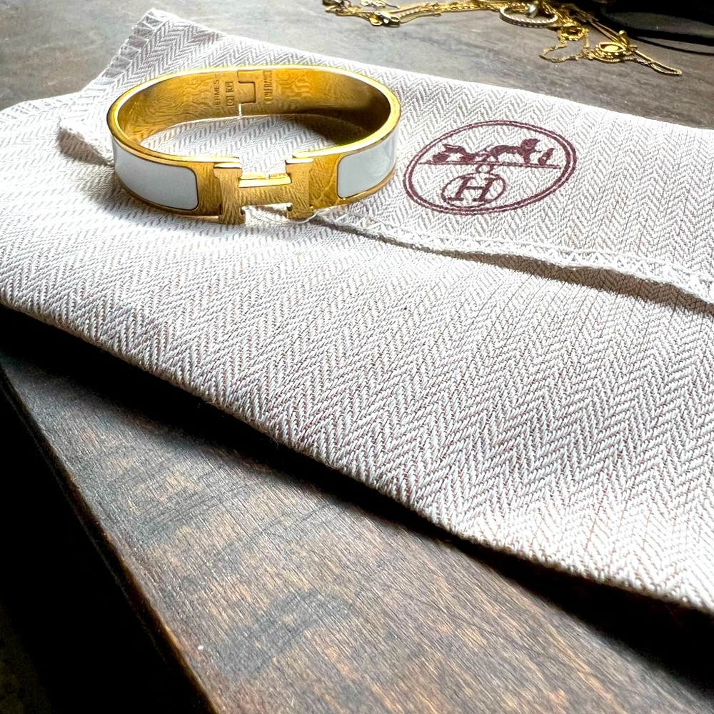 Hermes click clack bracelet